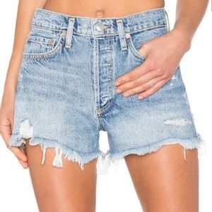 AGOLDE PARKER VINTAGE CUT OFF SHORT IN SWAPMEET